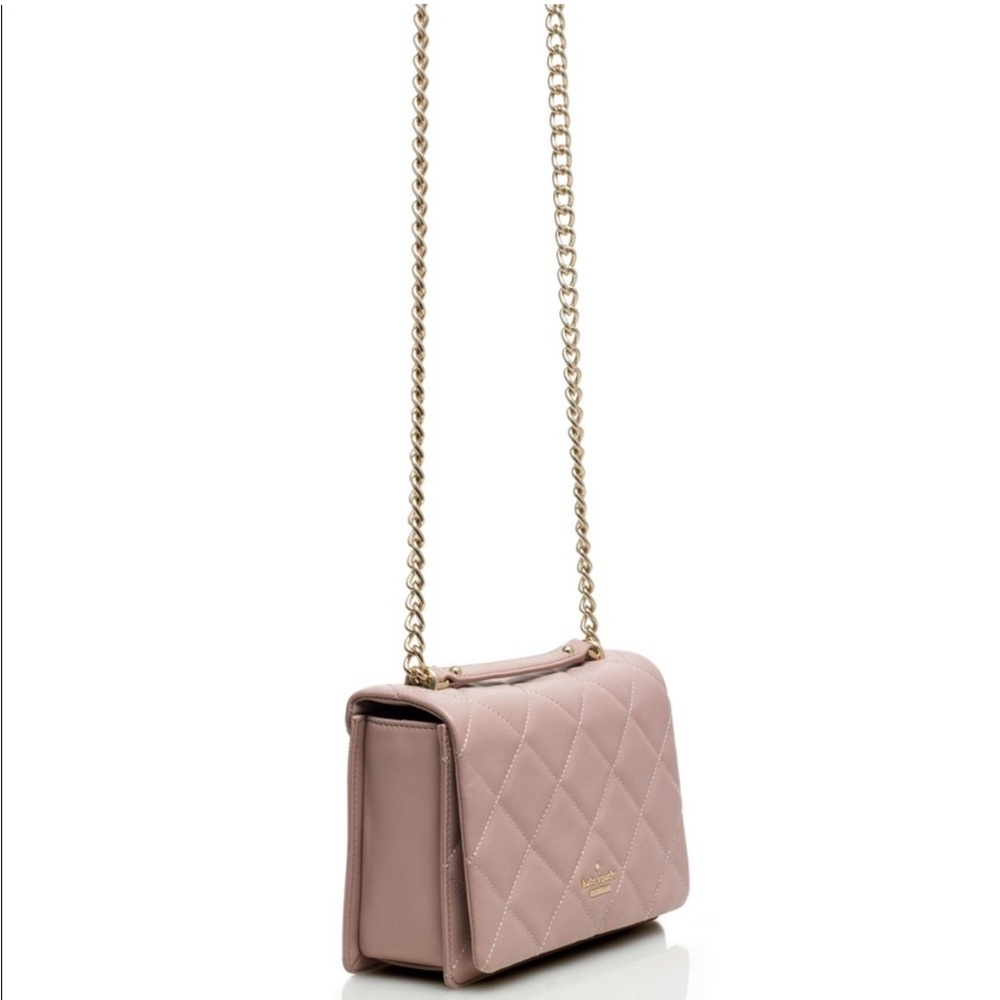 Kate Spade Vivenna Emerson Place Mousse Frosting Medium Handbag Crossbody Mauve